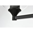 thumbnail image 4 of Living District Foster 2 light Black and Clear Bath Sconce, 4 of 7