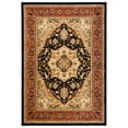 thumbnail image 2 of SAFAVIEH Lyndhurst Miranda Floral Area Rug, Black/Red, 4' x 6', 2 of 4
