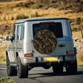 thumbnail image 5 of Goofa Sea Turtle With Ocean Pattern Universal Tire Cover for Jeep, SUV, Truck, and Trailer – Waterproof, UV-Resistant,Easy to Install, Fits 14"-17" Tires-17 inch, 5 of 6