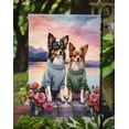 thumbnail image 3 of Papillon Two Hearts Garden Flag 11.25 in x 15.5 in, 3 of 5