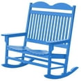 thumbnail image 3 of Heritage Traditional Double Seat Recycled Plastic Rocker Chair, 3 of 38