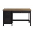 thumbnail image 2 of Pemberly Row Bureau d'Ordinateur 54W avec Tiroirs en Noir Vintage et Pin Récupéré, 2 of 7