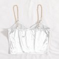 thumbnail image 4 of TDYHUAO Women’s Corset Crop Top Sexy Push Up Bustier Backless Metal Chain Strap Tank Vest Top Y2k Streetwear Party Bralette, 4 of 4