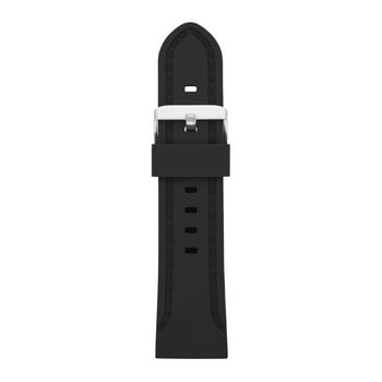 20mm Black Silicone Replacement Sport Watch Band (FMDBA014)