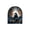 F, variant on Floating Acrylic Halloween Ghost Decoration – Transparent Hanging Ghost Ornament with Chain for Indoor Outdoor Party Decor