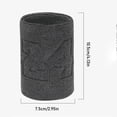 thumbnail image 2 of Sports Cotton Wristbands for Men and Women, Breathable Absorbent Sweatbands for Tennis, Basketball, Gym Training, and Fitness, 1 Piece, 2 of 7