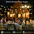 thumbnail image 6 of VIANIS Outdoor Lamp Post Light with Outlet, Waterproof Dusk to Dawn Lamp Posts Outdoor Lighting 3-Head, Anti-Rust Black Street Light for Garden, House, Doorway, Weather Resistant, 6 of 10