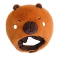 thumbnail image 4 of lionlar Capybara Headwear Cute Plush Animal Hat for Stage Performance Birthday Party, 4 of 9