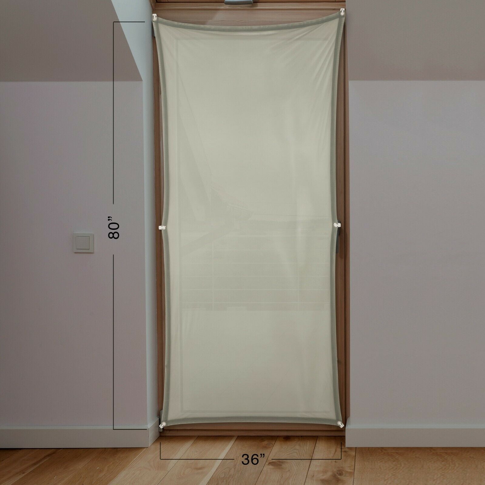 Reaper Brothers Holographic Gray 36" X 80" High Resolution Rear Projection Screen