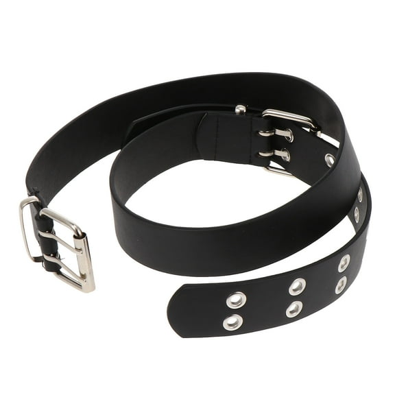 Hemoton  Retractable Ratchet Straps Rhinestone Belt Black Exquisite Texture