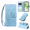 thumbnail image 3 of Funda Cartera GANGXUN con Diseño de Perrito en Relieve para iPhone 15 Plus , Protección 360° con Ranuras y Correa Desmontable, 3 of 6