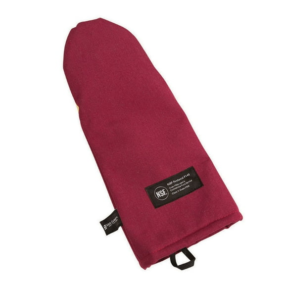 San Jamar KT0112K Cool Touch Flame 12 Puppet Style Oven Mitt"