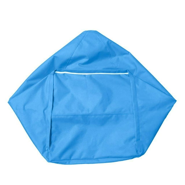 Housse de Pouf Imperméable Sans Remplissage Housse de Canapé en Peluche Support d'Animal Bleu Ciel