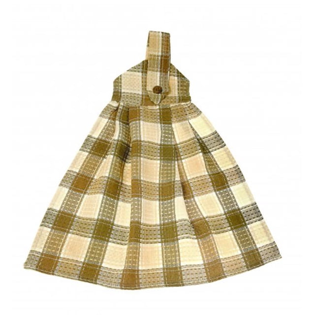 Mr. MJs Trading AG-36290 Hanging & Tie Button Towel, Tulip