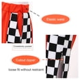 thumbnail image 7 of iiniim Girls Fashion Plaid Print Cargo Pants Elastic Waist Baggy Athletic Sport Sweatpants 3-16 Type A Orange 13-14, 7 of 7