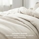 thumbnail image 3 of Juego de edredón Bedsure extragrande King Beige, 3 piezas, 3 of 7