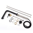 thumbnail image 4 of SUMERAIN 2 Hole Kitchen Sink Faucet with Pull Out Sprayer, Black Kitchen Faucet with Side Single Handle, Front Window, 4 of 10