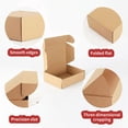 thumbnail image 5 of 50 pack 7x5x2 inch Shipping Boxes – Recyclable Brown Corrugated Cardboard Mailers for Small Gift & Business, 5 of 7