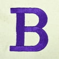 thumbnail image 5 of DALIX Women's Initial Tote Bag Personalized Monogram Purple Zippered Top Letter - B, 5 of 7
