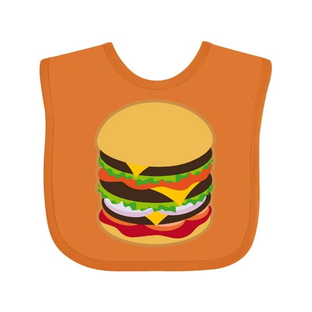 

Inktastic Hamburger Lover Gift Baby Boy or Baby Girl Bib