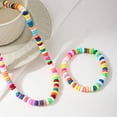 thumbnail image 6 of Jewelry Set For Women Soft Pottery Colorful Beaded Necklace Bracelet Vacation Style Holiday Gift Fashion Jewelry S022, 6 of 6
