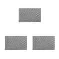 thumbnail image 3 of Inteprter Alfombra de baño duradera - Ahorro de espacio y fácil de limpiar Alfombra de baño antideslizante ecológica Gris claro Type1 NO1, 3 of 6
