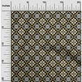 thumbnail image 1 of oneOone Cotton Jersey Black2 Fabric Floral & Tiles Moroccan Sewing Fabric By The Yard Printed Diy Clothing Sewing Supplies 58 Inch Wide, 1 of 4