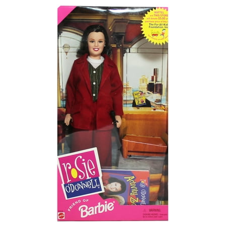 1999 Rosie O'Donnel Barbie, NRFB, (22016) Non-Mint Box
