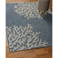 thumbnail image 4 of LR Home Captiva Belize Reef Indoor/Outdoor Area Rug, 7'9" x 9'5", Navy/Gray, 4 of 5