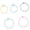 B, variant on Adjustable Round Plastic Embroidery Hoop for Craft Projects and Crosses Stitching Art