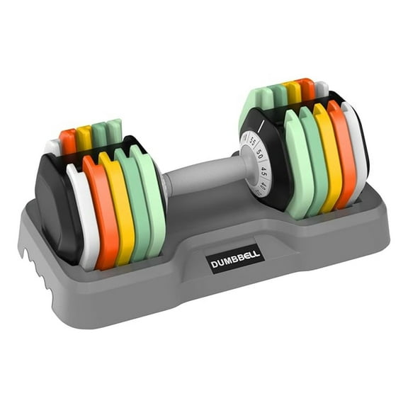 25/55 lbs Pair Adjustable Dumbbell Set, Adjust Dumbbell Weight for Exercises Pair Dumbbells for Men and Women in Home