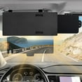 thumbnail image 2 of Polarized Car Sun Visor Extension Anti-Glare Windshield Visor with PC Lens and Side Sunshade Universal for Most Cars, Dark Brown, 2 of 8