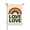 Color 3, variant on Pride LGBTQ Human Rights Garden Flag 12x18 Inch Equal Rights For Others Does Not Mean Fewer Rights For You It's Not Pie Garden Flags 3ply Fabric Double Sided for Outdoor House Yard Outside Decor
