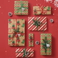 thumbnail image 4 of Juego de papel de regalo LAribons Kraft Christmas, 3 rollos, 4 of 7