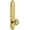 Lifetime Brass, variant on Grandeur Arcsol_Tp_Prv_238_Rh Arc Solid Brass Tall Plate Rose Right Handed Privacy Door