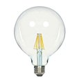 thumbnail image 3 of Satco S9566 - 6.5 watt G40 LED; Clear; Medium base; 2700K; 810 lumens; 120 volts, 3 of 6