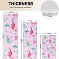 thumbnail image 4 of Pink Cartoon Dinosaurs Cacti Pattern Kitchen Rugs Sets Of 3,Kitchen Runner Rugs Non Skid Washable,Decorative Kitchen Floor Mats for Kitchen,Sink,Laundry,17"x30"+ 17"x47" + 17"x59", 4 of 6