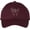 Maroon, variant on Shaka Hand Embroidered Baseball Cap | Hang Loose Minimal Line Art 100% Cotton Adjustable Unisex Dad Hat (Black)