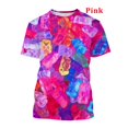 thumbnail image 1 of Nouveau T-shirt Mode Été Impression 3D Bonbons Intéressant Col Rond Manches Courtes, 1 of 5