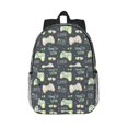 thumbnail image 1 of Lukts Gamers Pattern 15 Inch Student Backpack, Waterproof Laptop Backpack with Adjustable Shoulder Straps, Lightweight Travel, Campus Backpack, Unisex, 1 of 6
