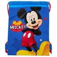 thumbnail image 2 of Mickey Mouse Character Licensed Blue Drawstring Bag, 2 of 3