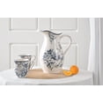 thumbnail image 6 of 222 Fifth Adelaide Porcelain Pitcher, Blue & White Large Floral Vase, 100oz, 6 of 9