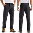 thumbnail image 3 of KEFITEVD Men's Tactical Cargo Pants Quick Dry Water Resistant Lightweight Stretch 6 Pockets Outdoor Hiking Pants,Blue Gray,36, 3 of 9