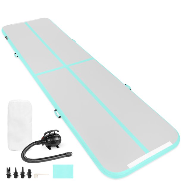 Best Choice Products 20ft Portable Inflatable Gymnastics Tumbling