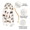 thumbnail image 3 of Shawl Wraps for Women - goat moose buffalo deer print Oversized Fall Winter Fashion Blanket Scarf for Women, 3 of 6