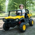 thumbnail image 2 of Costway 24V Ride On Dump Truck with Remote Control, Dump Bed, Shovel, Music, Soft Start, 2 of 12