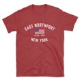 thumbnail image 1 of East Northport New York Patriot Men's Cotton T-Shirt, 1 of 1