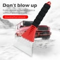 thumbnail image 2 of Snow Shovel Ice Scraper Car Truck Snow Removal With Rubber Cover Winter Tools, 2 of 2