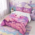 thumbnail image 2 of Manfei Aquatic Axolotl Full Size Comforter Sets,Ocean Animal Bedding Comforter Set,Colorful Stars Reversible,3 Pieces,1 Comforter and 2 Pillowcases, 2 of 7