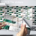 thumbnail image 3 of CAROOTU 3D Tile Backsplash Stickers Waterproof Self-Adhesive Peel Creative Home Beautification Designed for, 3 of 7